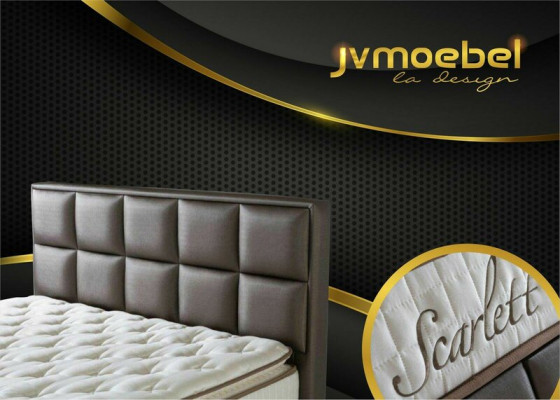 Postel Kůže 2ks Noční stolek 3 ks. Ložnice Sada Nábytku Moderní Kvalita Postele Nový