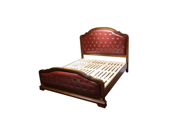 Postel Polstrový Design Luxus Dvojitý Hotelový Postele Manželská Ložnice Kožená 180x200cm