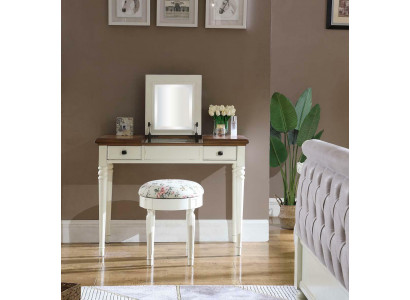 Toaletní stůl + stolička Konzola šminkový stůl stůl konzole sekretář Nové zrcadlo