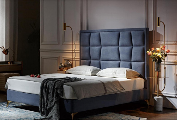 Design postel ložnice postele textilie hotel luxusní čalounění tkanina nový nábytek