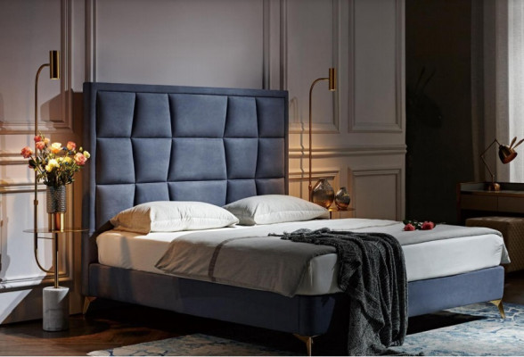 Design postel ložnice postele textilie hotel luxusní čalounění tkanina nový nábytek