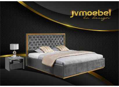 Luxusní ložní textilie 2x noční stolek 3 kusy. Ložnice set nábytek postele postel rámování