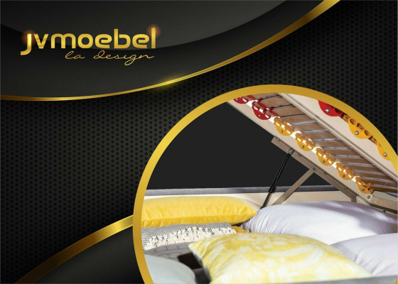 Elegantní postel 3dílná sada noční stolek nábytek luxus matrace ložnice postel rámování nové