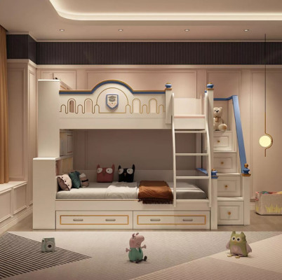 Dětská postel patrová postel dětská postel palanda design moderní postel dětský pokoj postele.