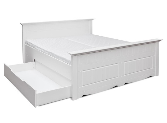 Lit Rembourrage Design Holzbetten Double Lits Blanc 180x200 Sommeil Chambre  Postel Polstrování Designová Dřevěná Manželská Lůžka Bílá 180x200 Spaní Pokoj