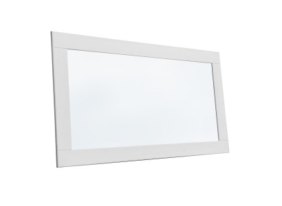 Obdélníkové venkovské zrcadlo s dřevěným rámem, zrcadlo na zeď xxl, dřevo venkovského stylu, nové