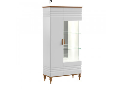 Klasická vitrína přístěnkové vitríny skříňový skříň skleněná skříň TO-W2