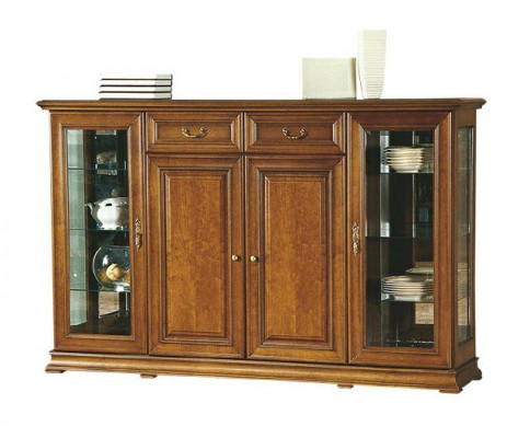 Klasická masivní komoda Bar skříň sideboard R-K6
