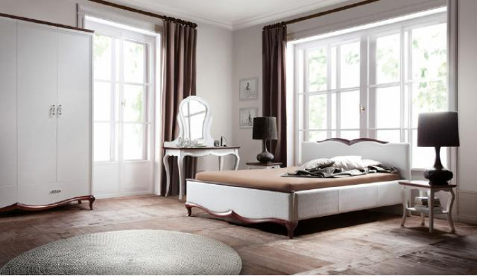 Chesterfield postel Textilie Tkanina Manželská manželská manželská postel Potah Ložnice