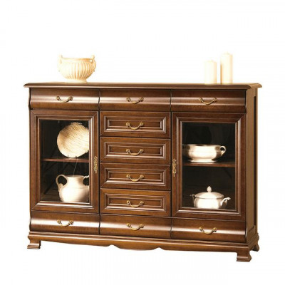 Klasická komoda skříň Beistellschrank Kommoden Landhaus Kommodenschrank Model N-K6B.