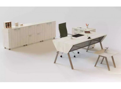 Luxusní kancelářská sada v elegantním moderním stylu z kvalitního dřeva.