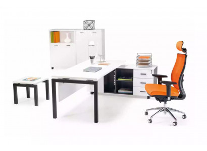 Nábytek do kanceláře Zařízení Psací stůl Skříň na složky Konferenční stolek 4ks sada