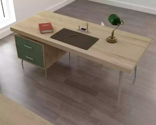 Moderní designer hnědý luxusní psací stůl kancelářský nábytek dřevěné stoly nový.