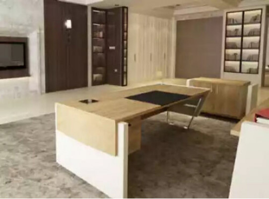 Stůl, konferenční stolek, skříň na složky, moderní hnědý nábytek