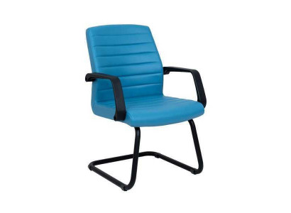 Čekárna Praxe Kancelářské zařízení Modré kůže Židle Konferenční židle