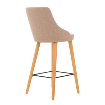 Moderní barový stůl Designer židle Dřevěná jídelní židle Taburet Bar Beige Nový