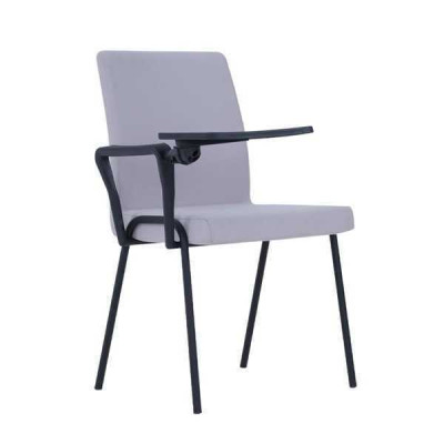 Moderní křeslo Top kvality, designové, stylové sedadlo šedé kancelářské židle, nové.