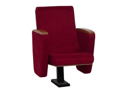 Křeslo Art Deco křeslo Pohovka 1 místná pro divadelní design Luxus Červené textilie Nové