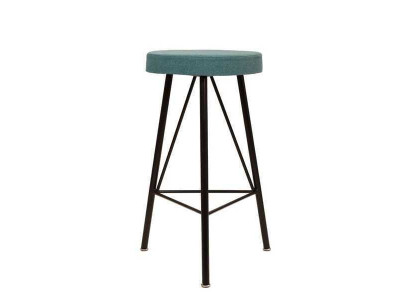 Jídelní židle Luxus kulatý modré židle židle Design Fauteuil Nábytek Textil Nový