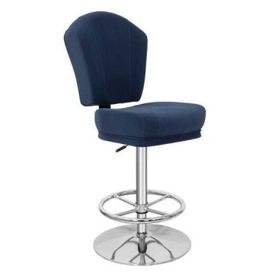 Moderní židle na baru Designer kovová židle Židle Jídelní židle Hocker Bar Modrá Nový
