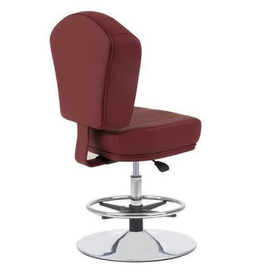 Moderní barová židle Designer kovová židle Jídelní židle Lavice Bar Hnědá Nová