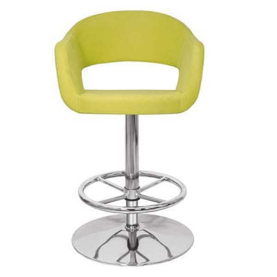 Barové židle, barové židle, zelená textilie, designové barové židle, stoly, židle, nové.