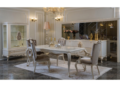 Klasická 7-dílná elegantní jídelní sestava