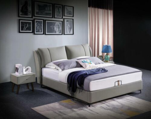 Postel 2x noční stolek 3 kus. Ložnice Nastavení Design Moderní Luxusní Skupina Postelí Nový