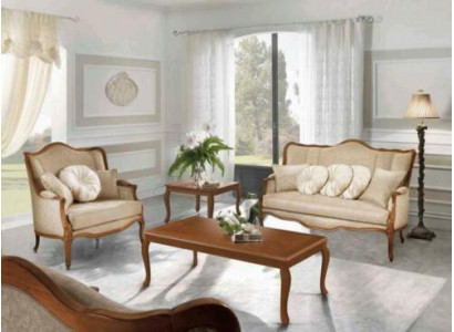 Sofa set 3+2 seater design sofa upholstery couch couch classic 2 pcs solid wood.