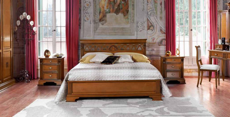 Manželská postel Postel Manželská postel Design Luxusní postele Baroko Rokoko Antik Stil