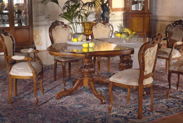 Set 6x židlí Luxus Polster Design židle židle Sitz Lehn Büro Esszimmer