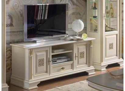 Rtv Sideboard Skříň Dekorativní Komoda Obývací Pokoj Klasický Komody Dřevo Low