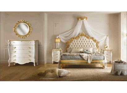 Postel Přezka Design Luxus Dvojpostelové Hotelové Postele Ložnice 180x200cm Masivní dřevo