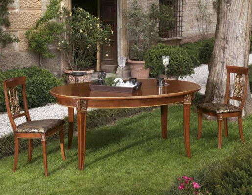 Jídelní stůl Dřevěný stůl Luxusní stoly Baroko Rokoko Jídelna Starožitný styl Italy Nábytek
