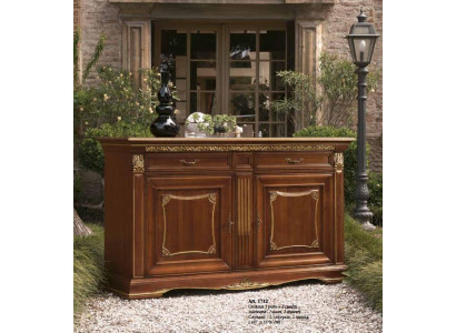 Komoda Sideboard obývací pokoj Barokní kredenc xxl design Nová masivní dřevo.