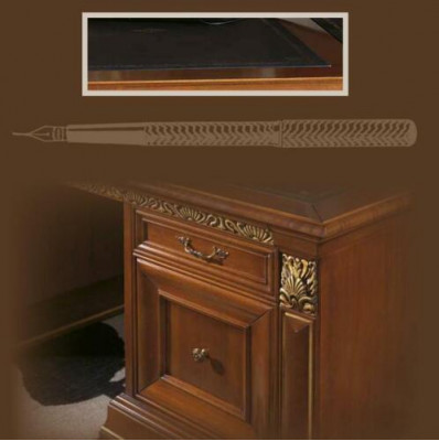 Stůl kancelářský stůl klasický designér kancelářské stoly barokní rokoko masivní dřevo