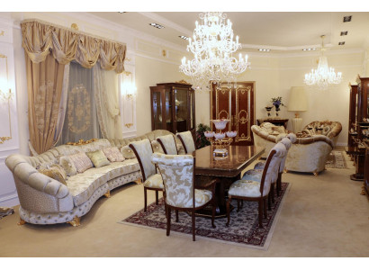 Designer sofa Kulatá rohová sedací souprava Kulatá pohovka Moderní italský nábytek na obývací pokoj