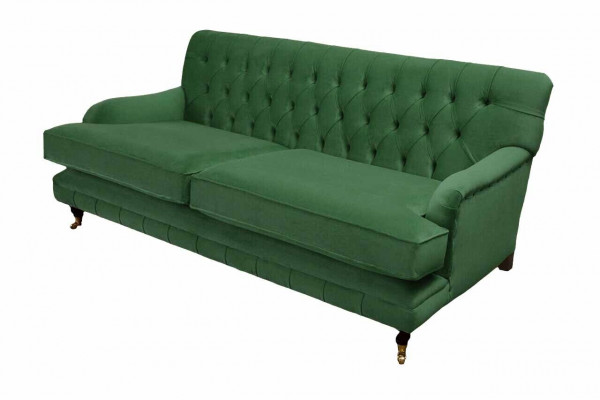Chesterfield 3-Sedadlo Designer Sofa Pohovka Čalouněný luxusní pohovky Textil