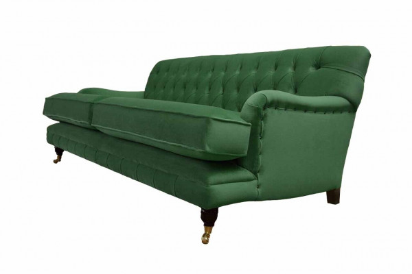 Chesterfield 3-Sedadlo Designer Sofa Pohovka Čalouněný luxusní pohovky Textil