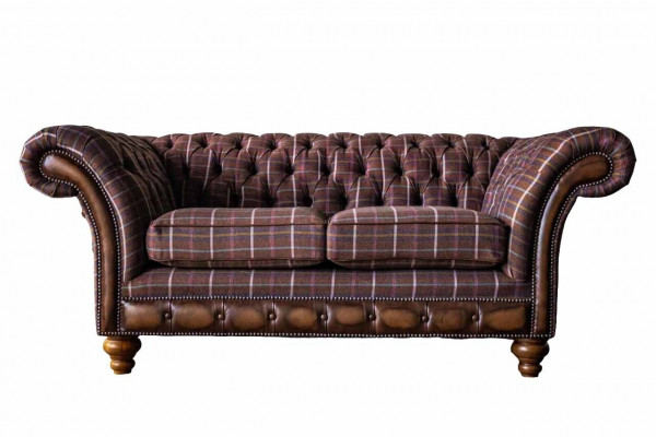 Chesterfield Dvousedadlový nábytek 2-lůžková pohovka Křesla Polštáře Lounge Couches.