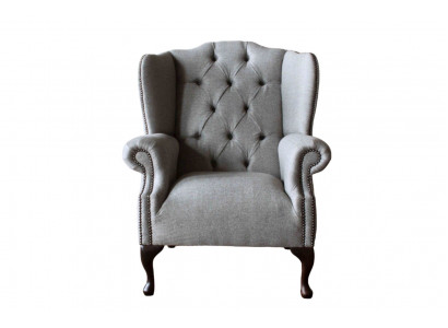 Luxusní potah Klasické křeslo Chesterfield Křeslo s ušima Samostatný Nový