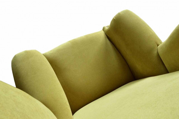 Křeslo Textilie Látka Křeslo se špičatými ušima Nové nábytek Obývací pokoj Moderní Luxusní Design.