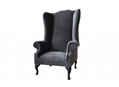 Ohrensessel Křeslo Design Potahové Pohovka Chesterfield Textilní Nábytek
