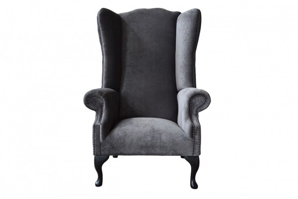 Ohrensessel Křeslo Design Potahové Pohovka Chesterfield Textilní Nábytek