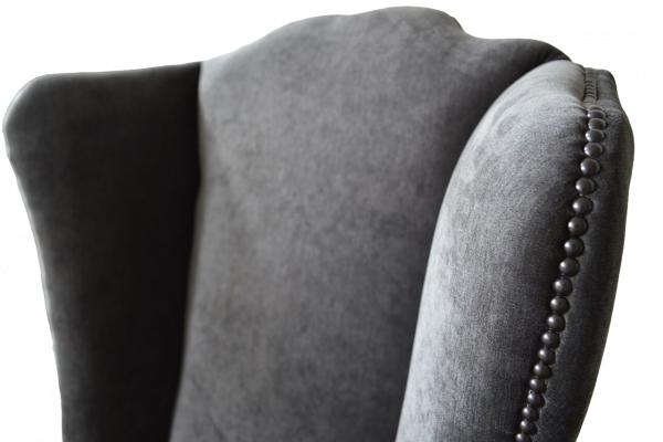 Ohrensessel Křeslo Design Potahové Pohovka Chesterfield Textilní Nábytek
