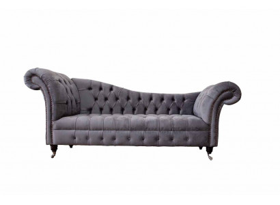 Chesterfield 3místná designová pohovka gauč potahový sedák látková luxusní pohovka