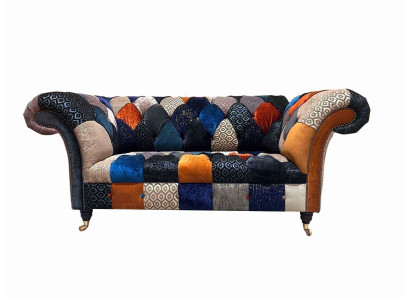 Sofy Sedací Látkový Design Třísedák Luxusní Nábytkový Chesterfield Barevný