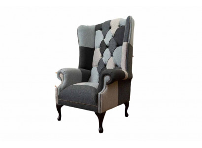 Ohrensessel Chesterfield Sofa Pohovka Pohovka čalouněná 1 místo Křesla Pohovky Textilní