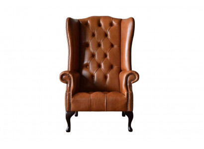 Křeslo Chesterfield Luxus Sitzer Obývací pokoj Hnědý Nový