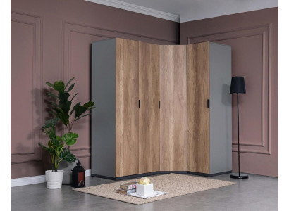 Šatní skříň dětského pokoje hnědá skříně nábytek design nový ložnice